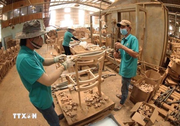 Khu gian hàng Việt Nam gây ấn tượng mạnh tại hội chợ nội thất quốc tế ở Mỹ