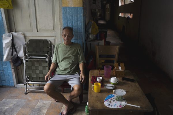 Khung cảnh vắng lặng ở cư xá Thanh Đa trước cuộc tái thiết