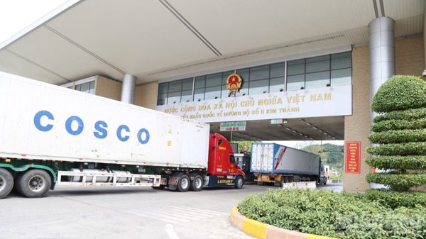Kim ngạch xuất, nhập khẩu qua cửa khẩu quốc tế Lào Cai tăng 79%