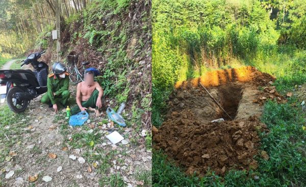 Kịp thời ngăn người đàn ông ở Phú Thọ tự đào huyệt chôn mình
