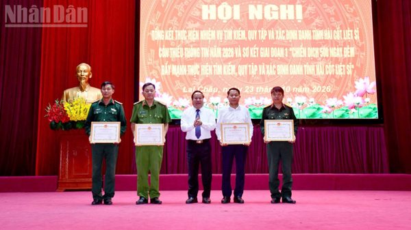 Lai Châu quy tập 55 hài cốt liệt sĩ trong Chiến dịch 500 ngày đêm