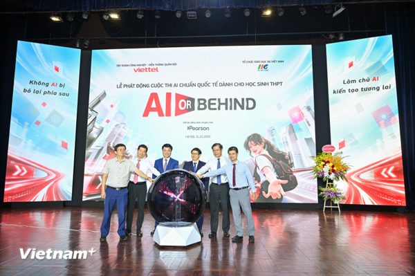 Lần đầu tiên học sinh THPT cả nước được thi AI chuẩn quốc tế hoàn toàn miễn phí