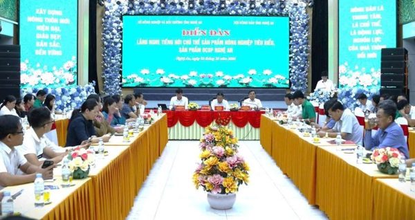 Lắng nghe từ cơ sở, tháo gỡ khó khăn cho sản phẩm OCOP Nghệ An