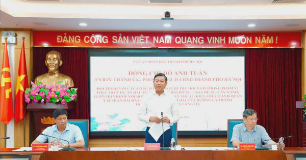 Lãnh đạo thành phố Hà Nội đối thoại về giải phóng mặt bằng dự án bãi đỗ xe tại Vành đai 1