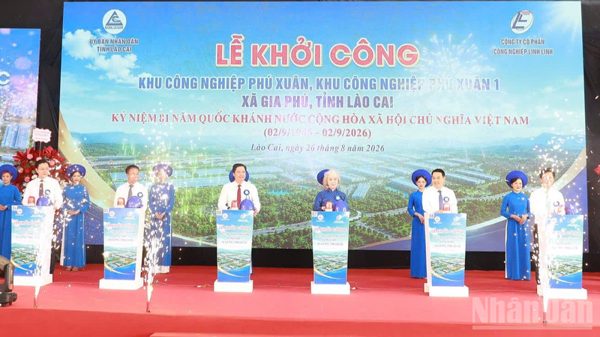 Lào Cai khởi công hai Khu công nghiệp Phú Xuân và Phú Xuân 1