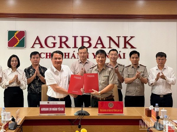 Lào Cai: Ký biên bản hợp tác giữa Agribank và Thi hành án dân sự