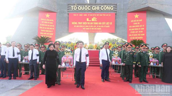 Lào Cai truy điệu, an táng 71 liệt sĩ hy sinh vì Tổ quốc