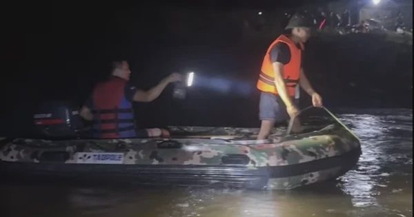 Lật thuyền đánh cá ở Thái Nguyên, 3 người mất tích