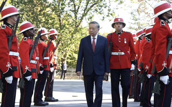 Lễ đón trọng thể Tổng Bí thư, Chủ tịch nước Tô Lâm thăm cấp Nhà nước tới Canada