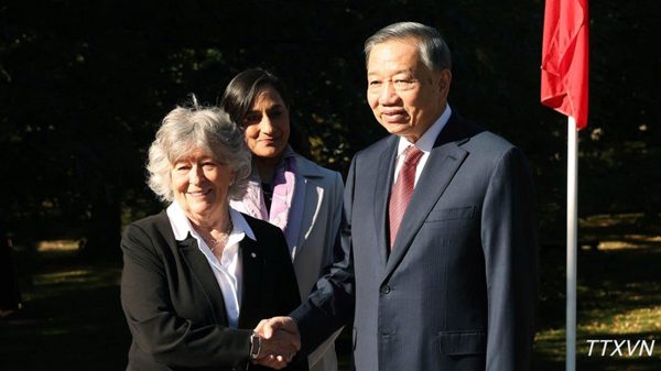 Lễ đón trọng thể Tổng Bí thư, Chủ tịch nước Tô Lâm thăm cấp Nhà nước tới Canada