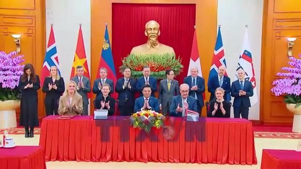 Lễ ký Hiệp định thương mại tự do giữa Việt Nam và các nước thành viên EFTA