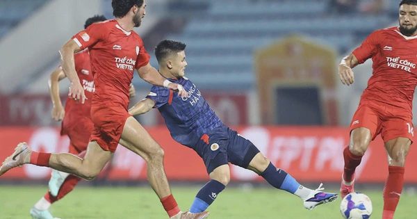 Lịch thi đấu CLB Thể Công Viettel - CLB CAHN hôm nay: Đương kim vô địch gặp khắc tinh