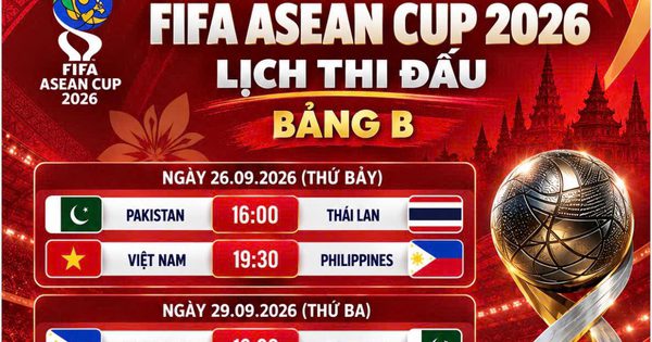 Lịch thi đấu đầy đủ, chi tiết 2 hạng FIFA ASEAN Cup có Việt Nam: Khung giờ cực đẹp