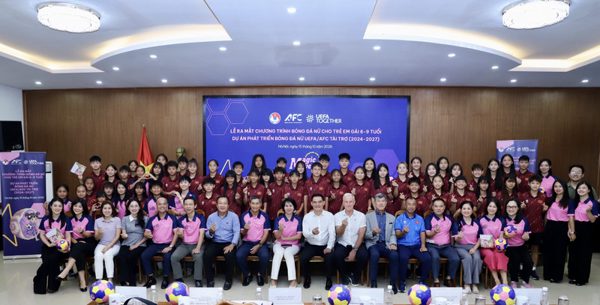 Liên đoàn Bóng đá Việt Nam ra mắt Chương trình phát triển bóng đá nữ trẻ em từ 6-9 tuổi