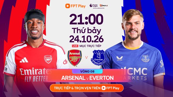 Link xem trực tiếp bóng đá Arsenal vs Everton 21h ngày 24/10, Ngoại Hạng Anh