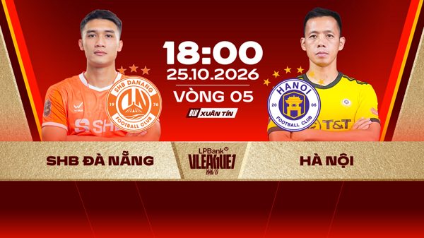 Link xem trực tiếp bóng đá Đà Nẵng vs Hà Nội 18h ngày 25/10, giải V.League