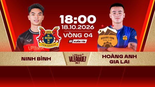 Link xem trực tiếp bóng đá Ninh Bình vs Hoàng Anh Gia Lai 18h ngày 18/10