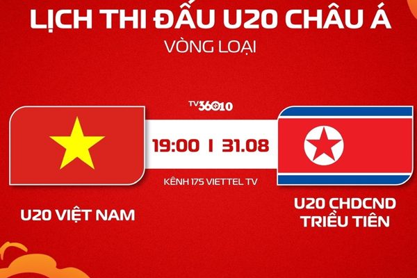 Link xem trực tiếp bóng đá U20 Việt Nam vs U20 Triều Tiên, 19h hôm nay 31/8