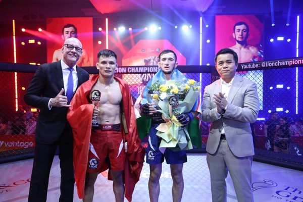 Lion Championship 36: Đánh bại Lê Văn Tuần, võ sĩ Uzbekistan giành cúp đặc biệt