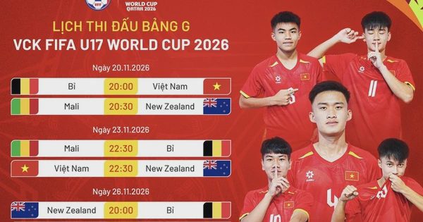 Lộ diện giờ đấu cực đẹp của U.17 Việt Nam tại World Cup U.17, khán giả hồi hộp chờ bản quyền