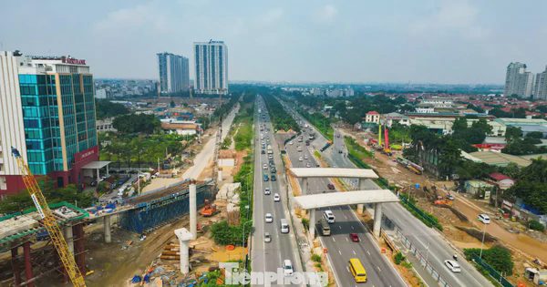 Lộ diện hình dáng đại nút giao kết nối Vành đai 3,5 với trục đại lộ lớn nhất Thủ đô