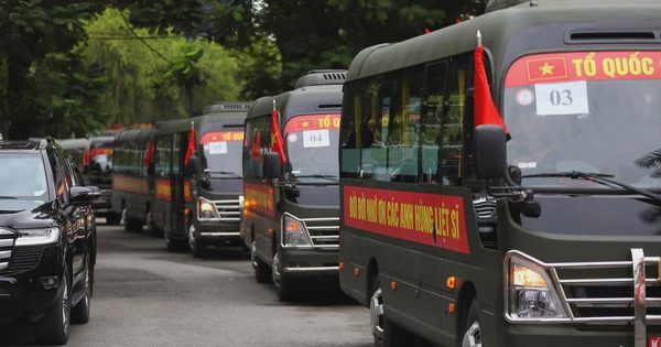 Lộ trình đoàn xe đưa 731 hài cốt liệt sĩ về Nghĩa trang liệt sĩ TP.HCM