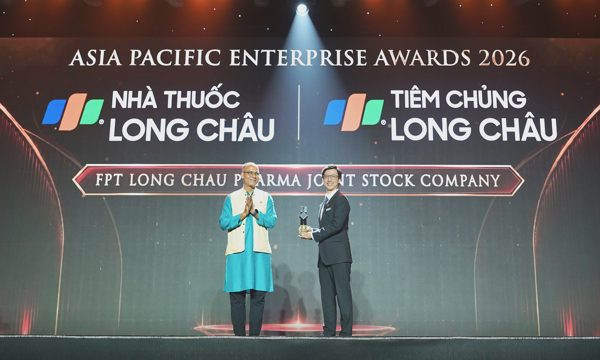Long Châu hai năm liên tiếp là 'Doanh nghiệp xuất sắc Châu Á'