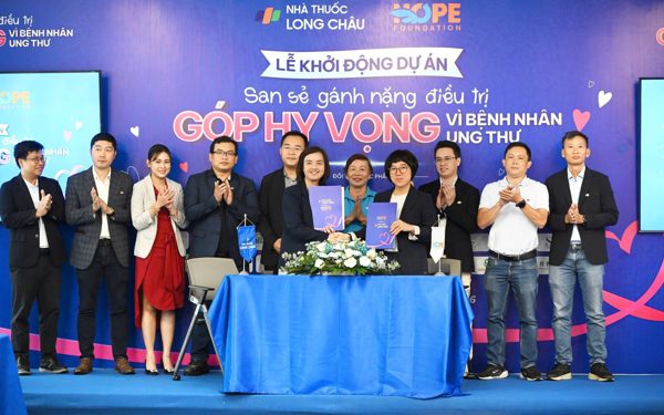 Long Châu, Quỹ Hope tiếp sức bệnh nhân ung thư, san sẻ gánh nặng điều trị