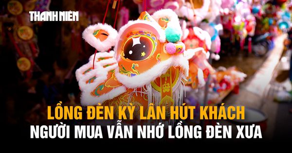 Lồng đèn kỳ lân hút khách, đèn giấy kiếng níu chân người hoài niệm