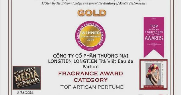 LONGTIEN - Nước hoa Việt Nam đại thắng tại giải thưởng danh giá Bắc Mỹ