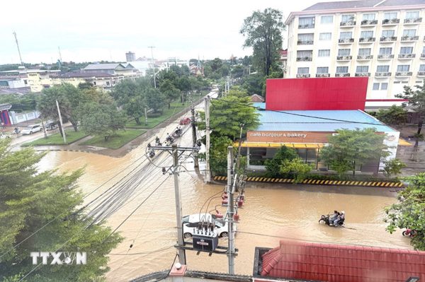 Lũ lụt ảnh hưởng gần 58.000 hộ gia đình tại Campuchia