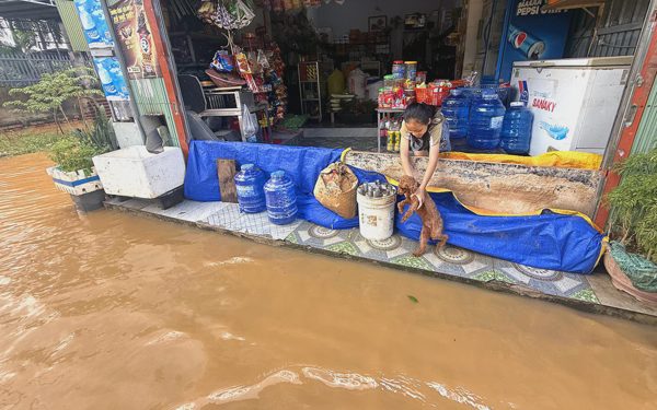 Lũ sông Buông tràn về, khu dân cư cạnh cao tốc ở Đồng Nai lại ngập