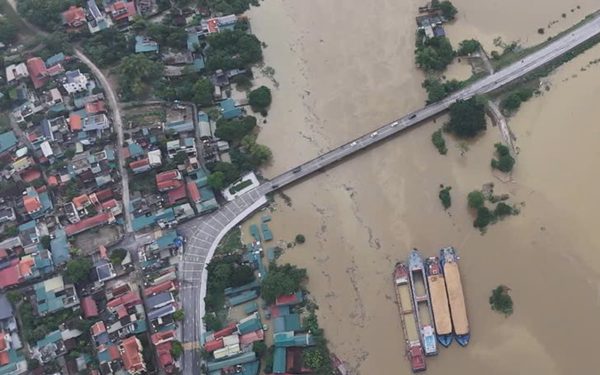 Lũ trên sông ở Thanh Hóa, Ninh Bình đang lên, miền Bắc còn mưa lớn đêm nay