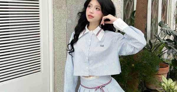 Mặc đẹp mỗi ngày với sơ mi phối chân váy ngắn