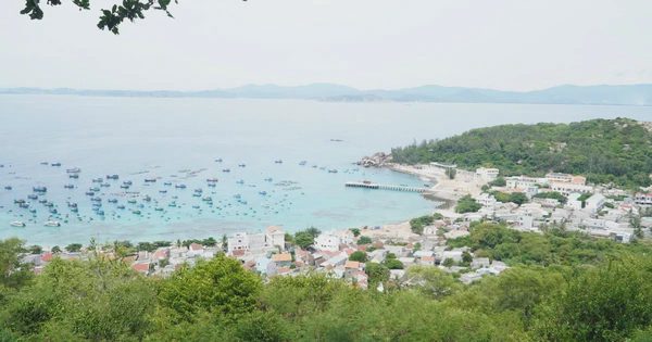 Mang yêu thương đến xã đảo Nhơn Châu