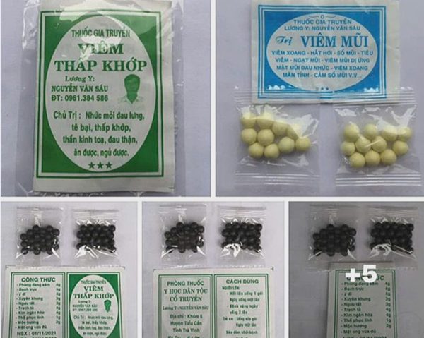 Mạo danh lương y, bán hơn 100.000 gói thuốc đông y giả chứa chất cấm