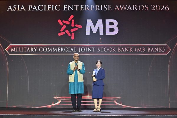 MB được vinh danh 'Doanh nghiệp xuất sắc châu Á' năm 2026