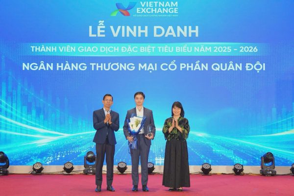 MB được vinh danh là thành viên giao dịch đặc biệt tiêu biểu trên thị trường trái phiếu