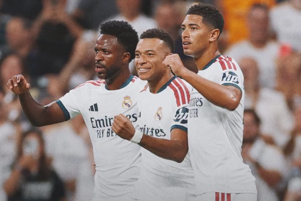 Mbappe và Bellingham chói sáng, Real Madrid gây áp lực lên Barcelona