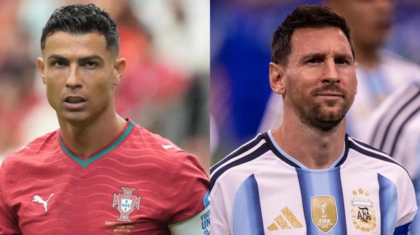 Messi và Ronaldo lần đầu tiên chung đội