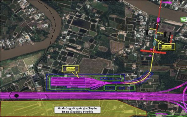 Metro số 4 Đông Thạnh - Hiệp Phước do Tập đoàn Sovico đề xuất đầu tư dự kiến dài 45km