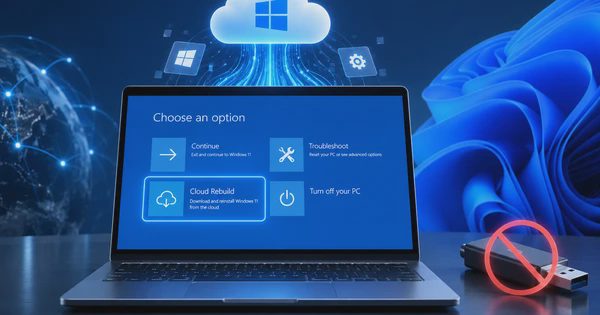 Microsoft thử nghiệm cách cài đặt Windows 11 không cần USB