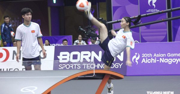 Minh Tân và Gia Nghi lập kỳ tích, thắng Nhật Bản, Hàn Quốc, Ấn Độ: Hiên ngang vào bán kết teqball ASIAD