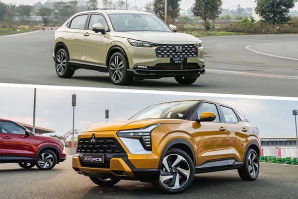 Mitsubishi Xforce và Honda HR-V: Chọn SUV cỡ B tầm giá 700 - 800 triệu đồng