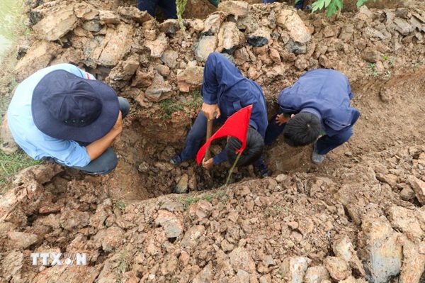 Mở rộng phạm vi tìm kiếm ở khu vực từng là nơi an táng liệt sỹ trong chiến tranh