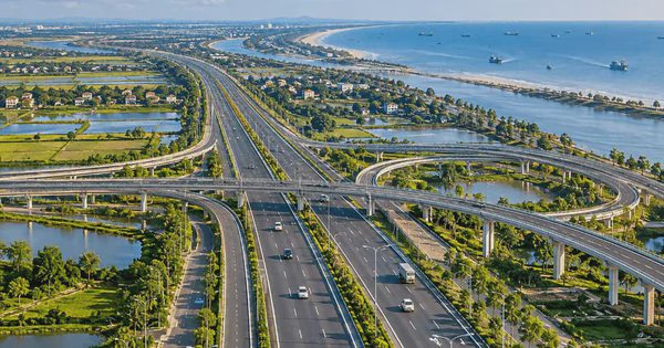 Một tuyến đại lộ được quy hoạch rộng gấp 4 đường băng sân bay, nối thẳng thành phố giàu nhất miền Bắc ra biển, rút ngắn thời gian di chuyển không quá 1 giờ