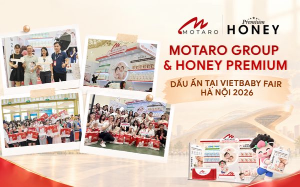 Motaro Group cùng Honey Premium khuấy động không khí Vietbaby Fair Hanoi 2026