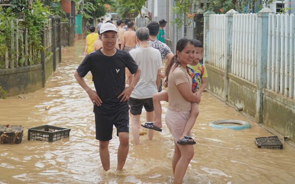 Mưa lớn đang dịch chuyển ra phía bắc Đà Nẵng