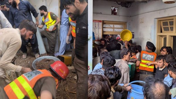 Mưa lớn làm sập mái trường học tại Pakistan, ít nhất 28 người thiệt mạng