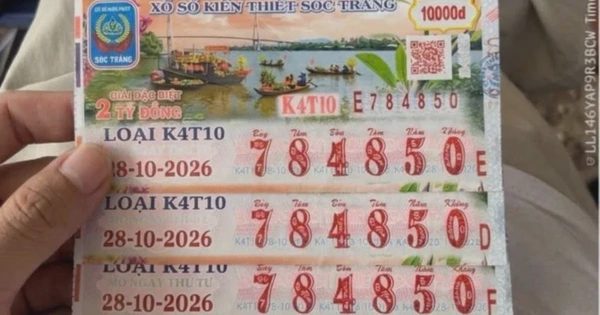Mua sát giờ mở thưởng, nữ công nhân trúng độc đắc 6 tỉ xổ số miền Nam
